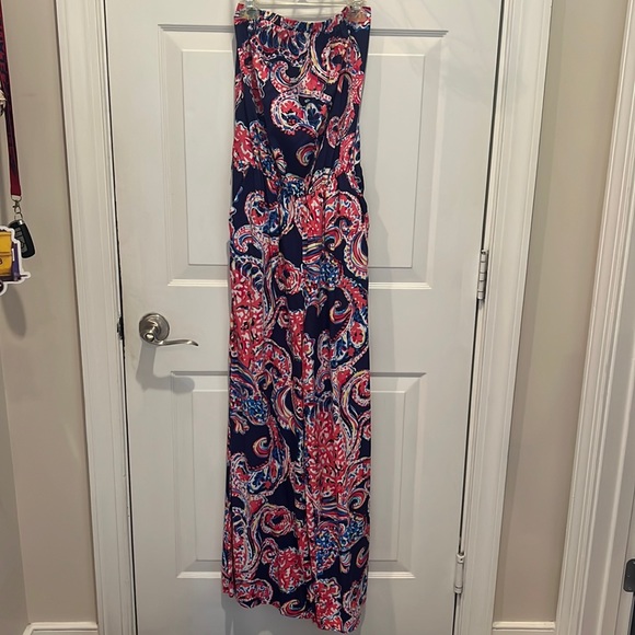 Lilly Pulitzer strapless pants suit size small with pockets - Picture 1 of 2